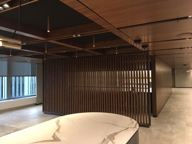AIG headquarters woodwork and millwork