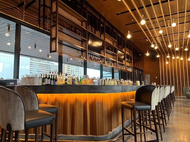 Hard Rock Hotel lobby and casework