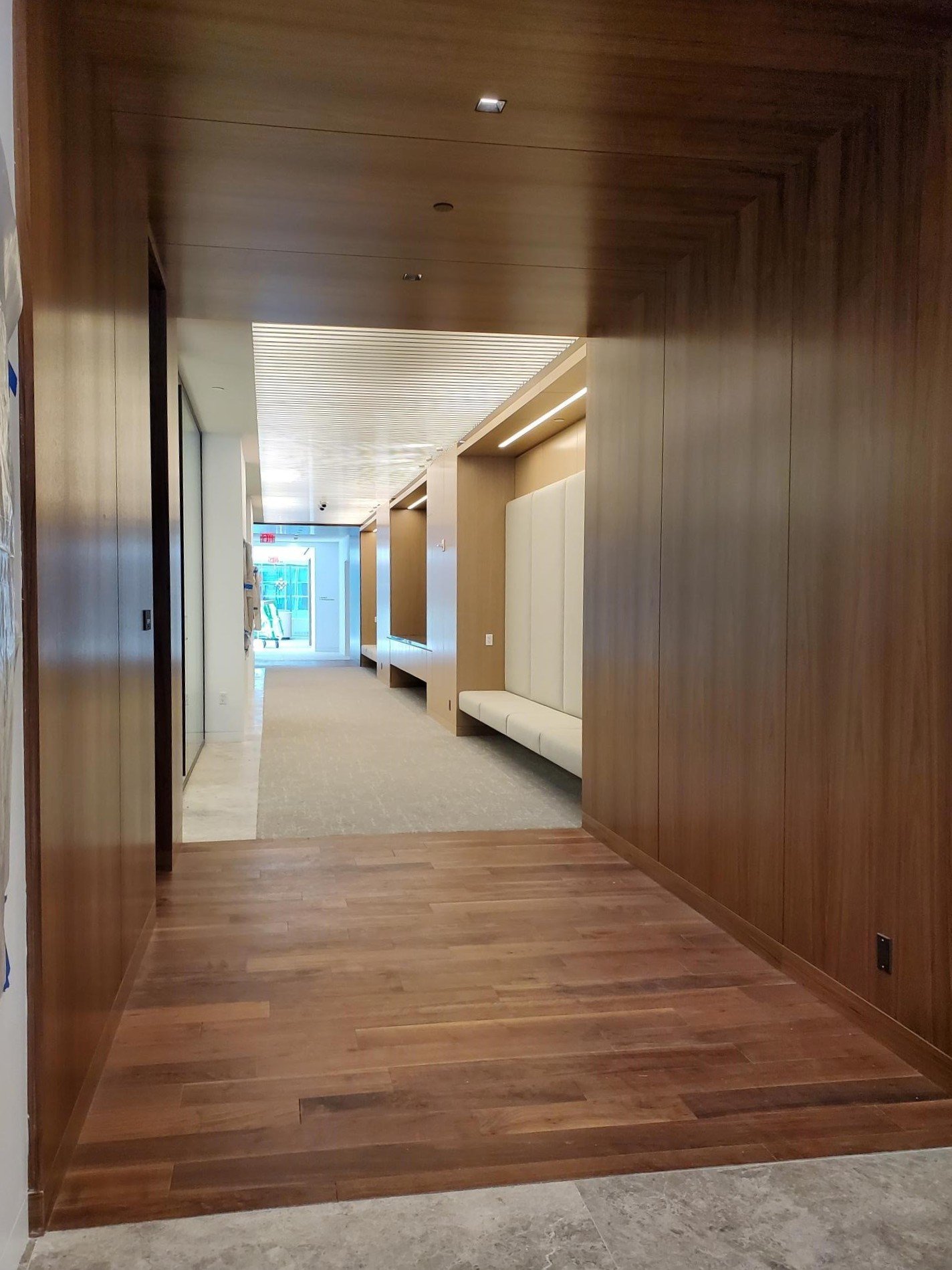 Shearman and Sterling law firm reception and millwork