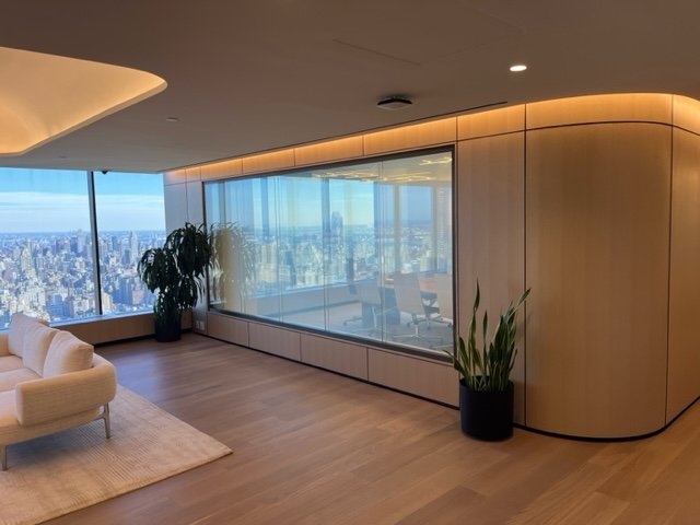 Tikehau Capital 45th floor investment office millwork